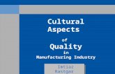 Cultural Aspects Of Quality