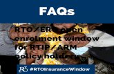 RTO/ERO open enrolment window for RTIP policy holders - FAQs