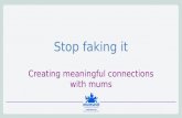 Stop faking it - Mumstock 2016 keynote