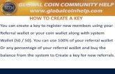 How to create a key using your referral wallet