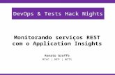 Monitorando serviços REST com o Application Insights
