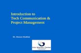 Introduction toTech Communication &Project Management
