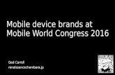 MWC 2016 - mobile device  brands