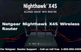 Netgear Router Setup call on 1-855-856-2653 - Netgear Nighthawk x4 s wireless router