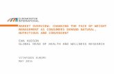 Market Overview: Changing the Face of Weight Management as Consumers Demand Natural, Nutritious and Convenient