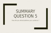 Summary question-5