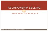 Earn What You're Worth through Relationship Selling