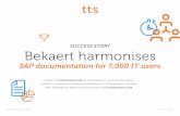 Bekaert harmonises SAP documentation for 7000 users