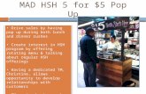 COPY MAD HSH 5 for $5 Pop Up