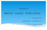 Water Level Indicator Project Presentation