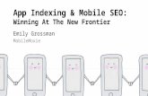 App Indexing & Mobile SEO - Friends of Search 2016