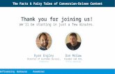 The Facts & Fairytales of Conversion-Driven Content