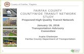 Countywide Transit Network Study: Proposed High Quality Transit Network: January 19, 2016