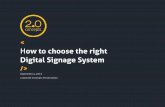 How to Choose the Right Digital Signage System