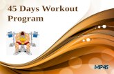 45 days workout program