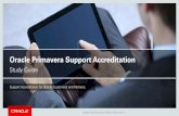 Oracle Primavera Support Accreditation Study Guide