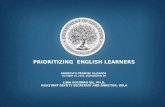 Prioritizing English Learners: The Right Partnerships, Strategies and Resources by Libia Gil - Community Convention 2016