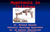 Hypotonia in children