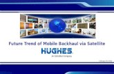 Future Trend of Mobile Backhaul via Satellite