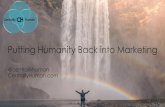 Put Humanity Back into Digital Marketing