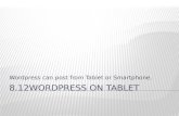 812 wordpress tablet