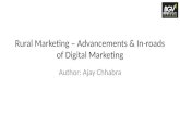 Rural marketing – Advancements in digital marketing - 2016