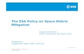 ESA Space Debris Mitigation