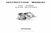 Slo-Speed Gear Motors