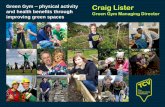 Craig Lister - Green Gym – physical activity and health benefits through improving green spaces