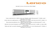 Model Lenco Concerto DIR-2000 User manual (2.1 WiFi Internet ...