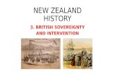 HISTORY YEAR 9: BRITISH SOVEREIGNTY AND INTERVENTION
