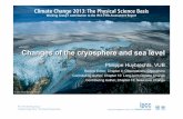Changes of the cryosphere and sea level