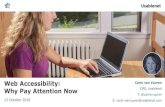 Web Accessibility: Why Pay Attention Now