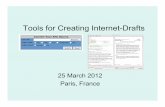 Tools for Creating Internet-Drafts Tutorial