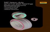 SKF heavy-duty spherical plain bearings