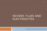 Review- Fluids and Electrolytes