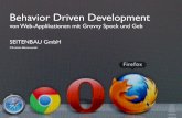 BDD - Behavior Driven Development Webapps mit Groovy Spock und Geb