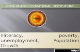 Illiteracy,poverty,unemployment,population growth ppt (2)