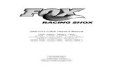 2005 FOX FORX Owner's Manual - Ridefox.com