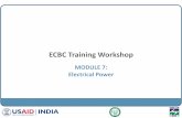 ECBC Training_07-Electrical Power