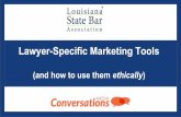 Lawyer-Specific Marketing Tools