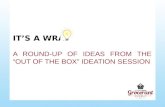 Susan Weller - It's a Wrap: A Round-up of Ideas from "Out of the Box" Ideation Session
