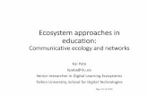 Ecological approaches to educational data