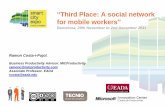 The experience of ThirdPlace.com portal at #SmartCityExpo Congress (2011 nov)