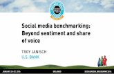 Social media benchmarking: Beyond sentiment and share of voice, presented by Troy Janisch