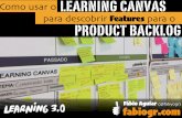 Como usar o Learning Canvas para descobrir Features para o Product Backlog