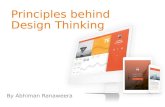 UI Principles Behind Design Thinking