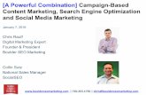 Campaign-Based Content Marketing, SEO and Social Media Marketing