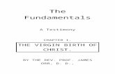 The virgin birth of christ chapter 1   the  fundamentals