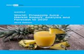 World: Pineapple Juice - Market Report. Analysis And Forecast to 2020